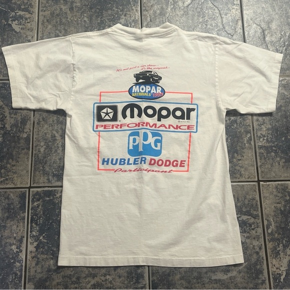 Vintage Single stitch 1993 mopar nationals 90’s racing t shirt - Picture 7 of 11